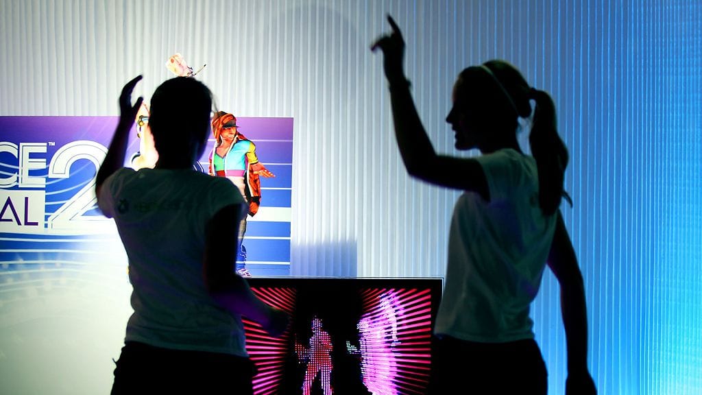 Pelaajia Microsoftin tilaisuudessa Saksan Kölnissä elokuussa 2011.