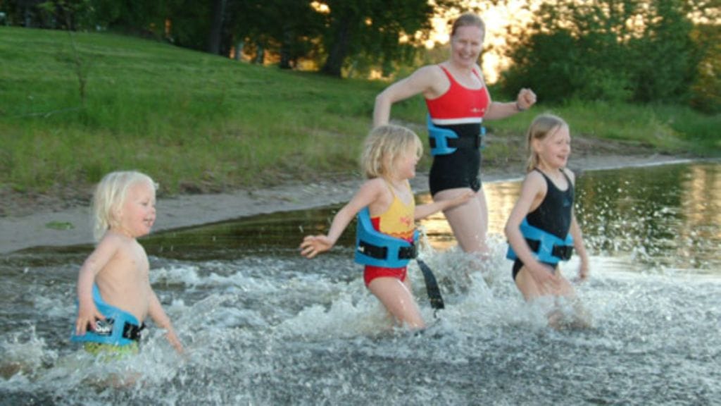 Vesijuoksu ei ole vain eläkeläisille. Kuva: Eevaliisa Anttila.