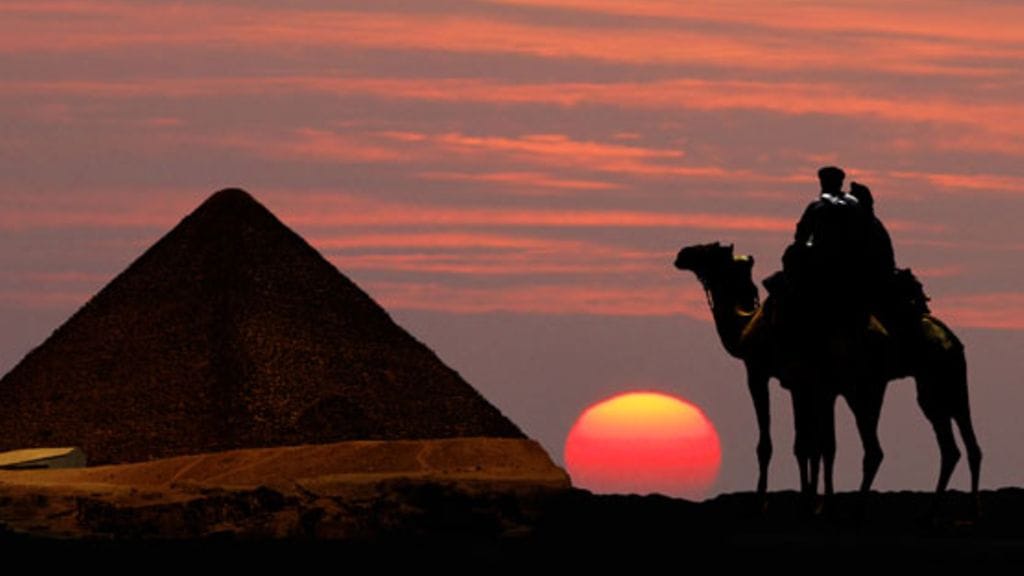 Egyptin pyramidit ovat säilyneet tähän päivään saakka.