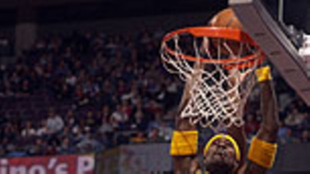 Stephen Jackson, Indiana, donkkaa, Photo: Allen Einstein