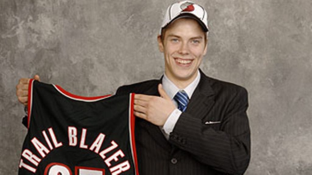 Petteri Koponen, NBA-varaus, Portland, Photo: Jennifer Pottheiser/NBAE via Getty Images