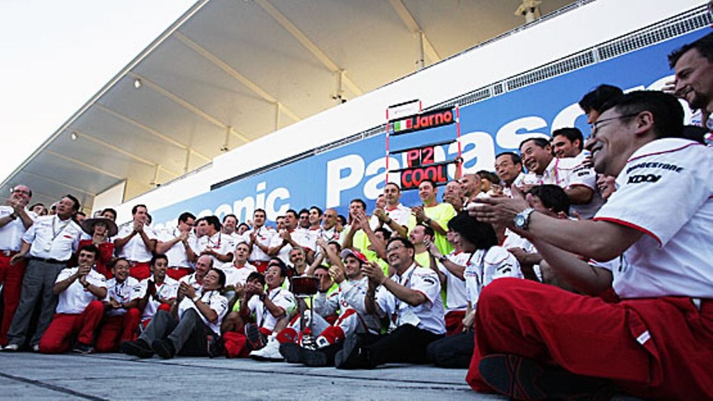 Vielä lokakuun alussa kaikki näytti hyvältä Toyota-tallille. Kuva: Vladimir Rys/GETTY.