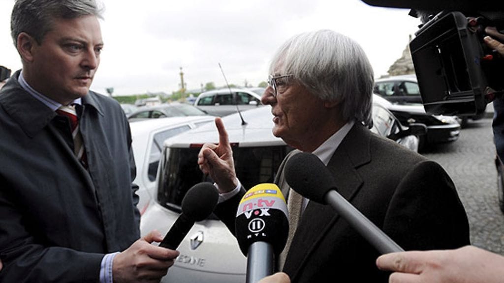 Bernie Ecclestone, kuva: EPA/YOAN VALAT