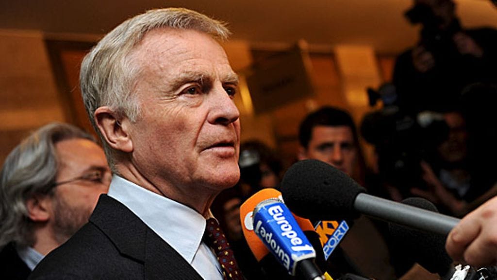 Max Mosley, kuva: EPA/ANDY RAIN