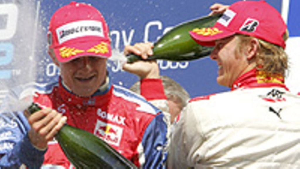 Heikki Kovalainen ja Nico Rosberg (Kuva: GP2 Series)