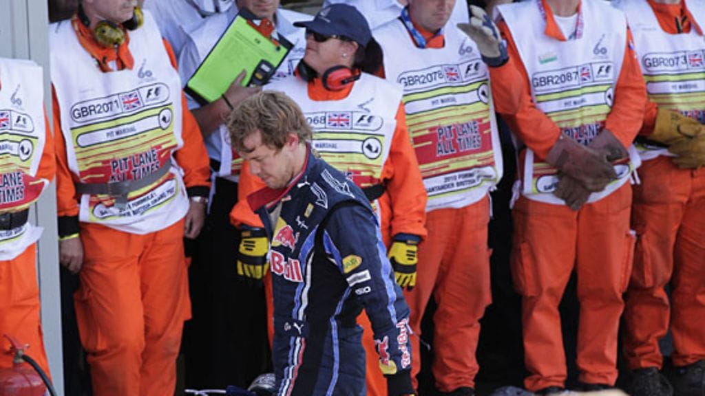 Sebastian Vettel, kuva: EPA/Valdrin Xhemaj