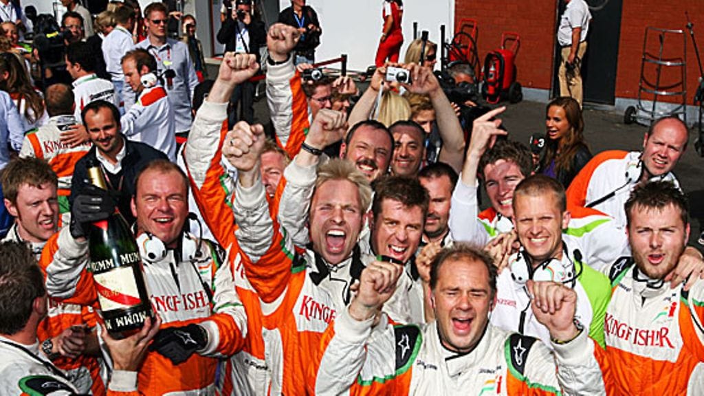 Force Indian talliväkeä. Kuva: forceindia.com.