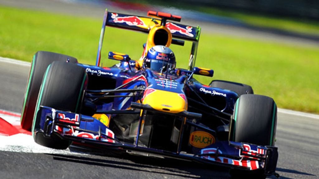 Sesbastian Vettel, kuva: EPA/SRDJAN SUKI