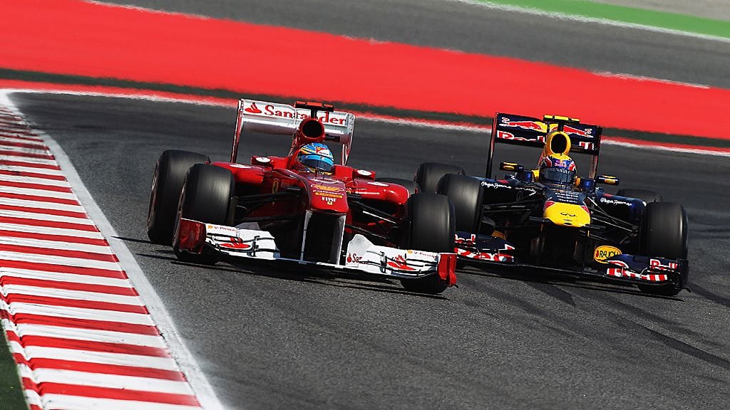Fernando Alonso ja Mark Webber.