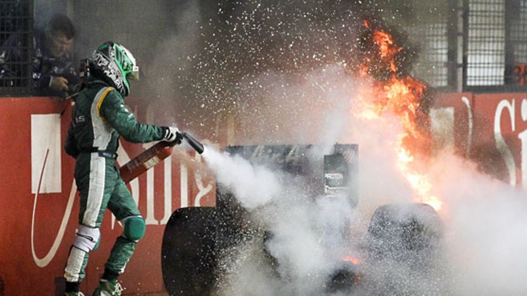 Heikki Kovalainen, kuva: EPA/STEPHEN MORRISON