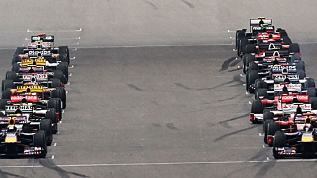 Lähtö Shanghain osakilpailussa, kuva: Paul Gilham/Getty Images