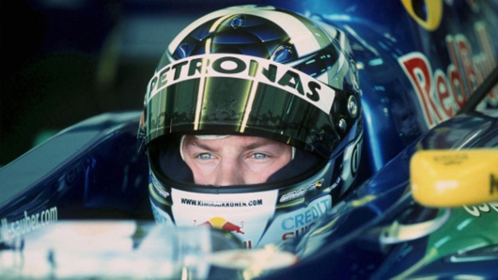 Kimi Räikkösen kypärä Sauber-tallissa, kuva: Martin Rose/Getty Images