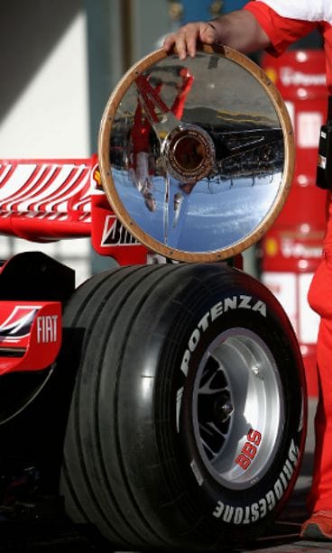 Ferrarin renkaat rullaavat normaalisti,kuva: Vladimir Rys/Getty Images