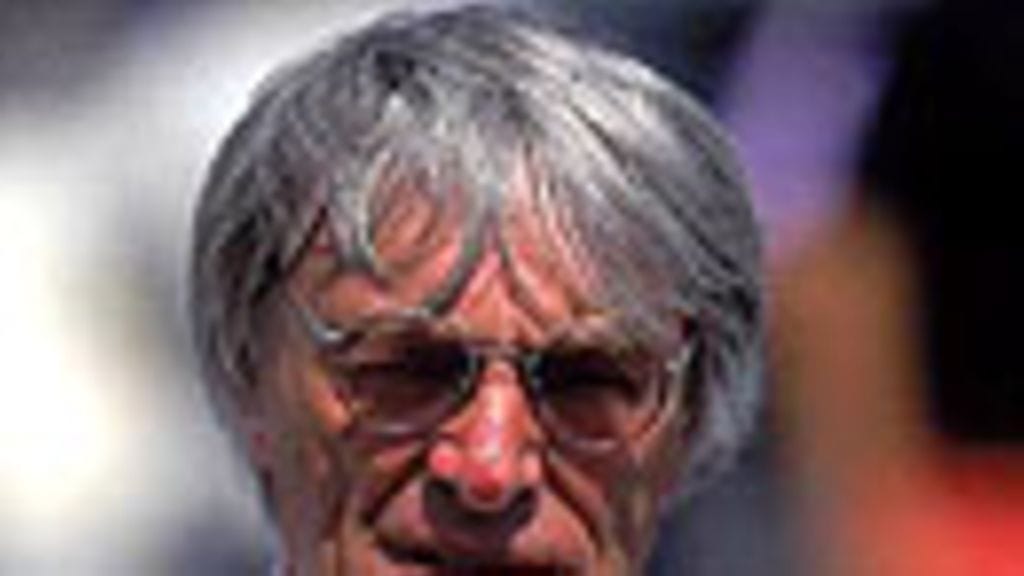 Formuloiden vahva mies Bernie Ecclestone (Photo: Mark Thompson /Allsport)