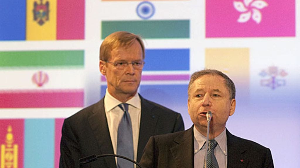 Ari Vatanen ja Jean Todt. Kuva: FIA/EPA.