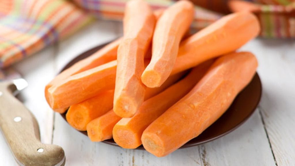 Porkkanat ovat oiva A-vitamiinin lähde.