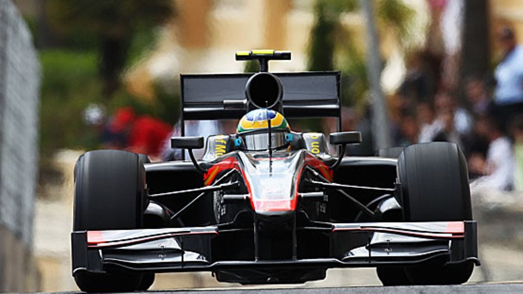 Bruno Senna Hispania Racingin ratissa Monacossa, kuva: Paul Gilham/Getty Images