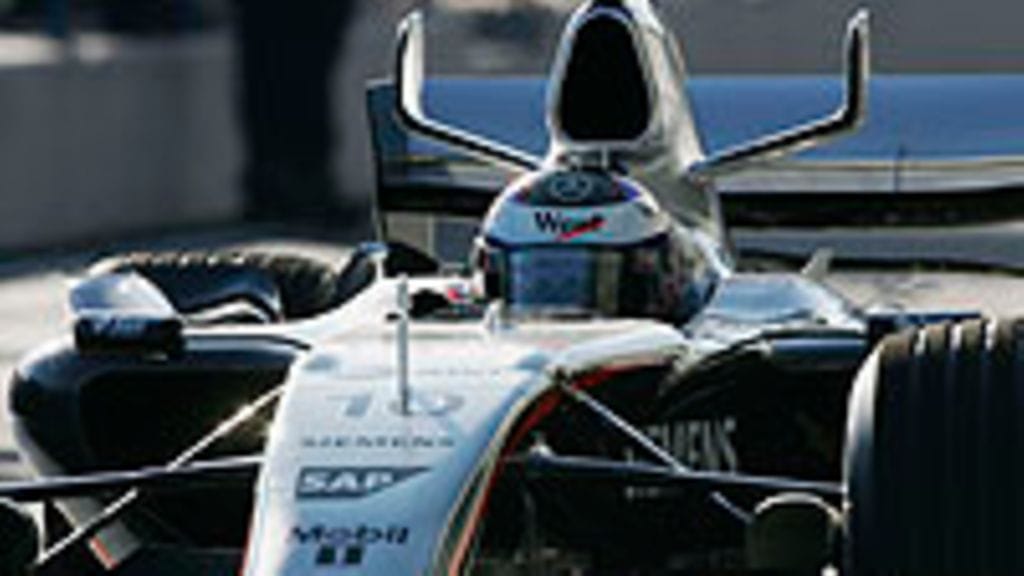 Sarvipäinen McLaren, kuva: Mark Thompson