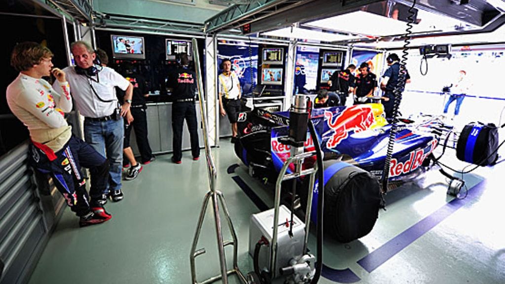 Sebastian Vettel, Red Bull, kuva:Getty/Clive Mason