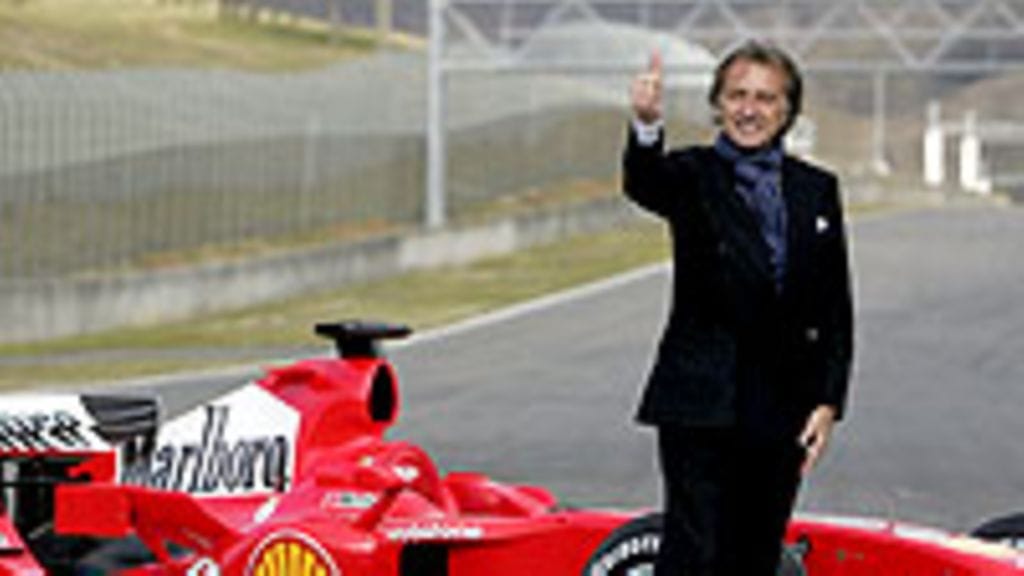 Luca di Montezemolo ja 248 F1 (Kuva: Mark Thompson/Getty Images)