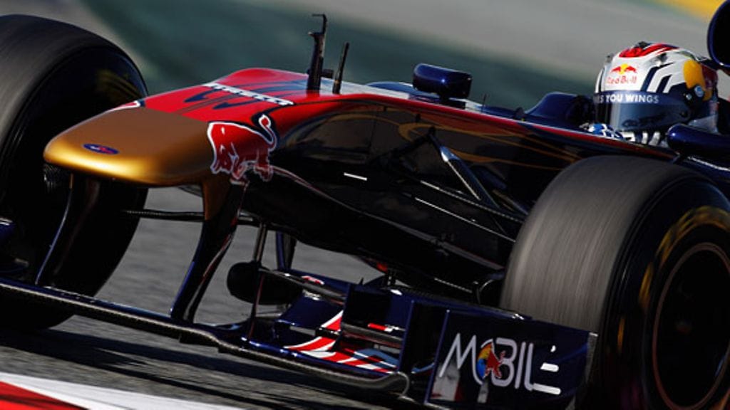 Jaime Alguersuari Barcelonan testeissä.