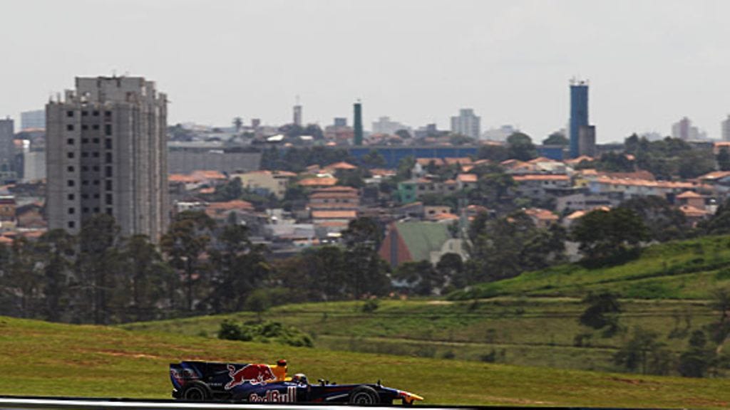 Sebastian Vettel Sao Paulossa