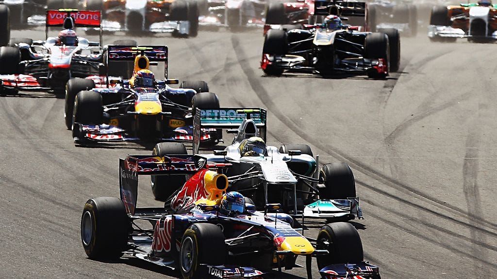 Vettel Turkin GP:n startissa