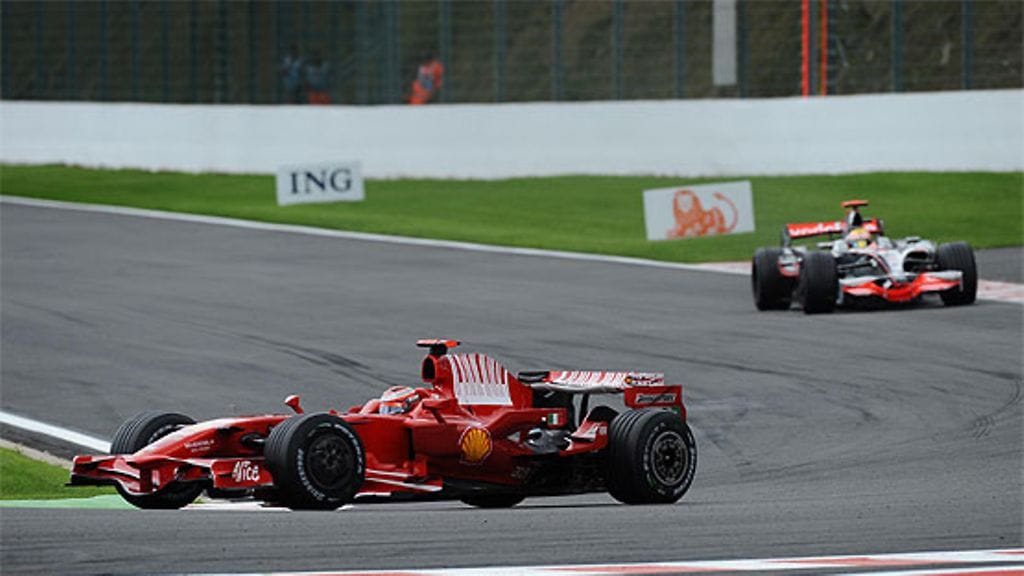 Kimi Räikkönen, Lewis Hamilton, kuva: Ferrari