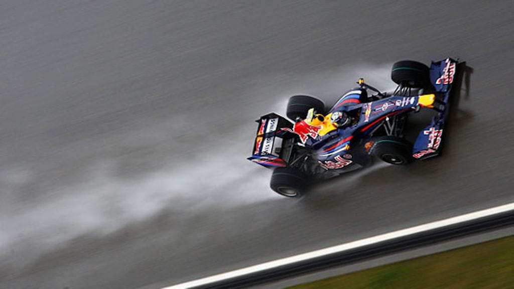 Sebastian Vettel ja "Katen tuhma sisko", kuva: Clive Mason/Getty Images