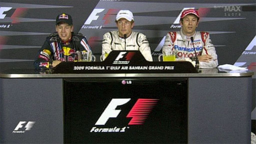 Bahrainin GP:n lehdistötilaisuus, kuva: MTV3