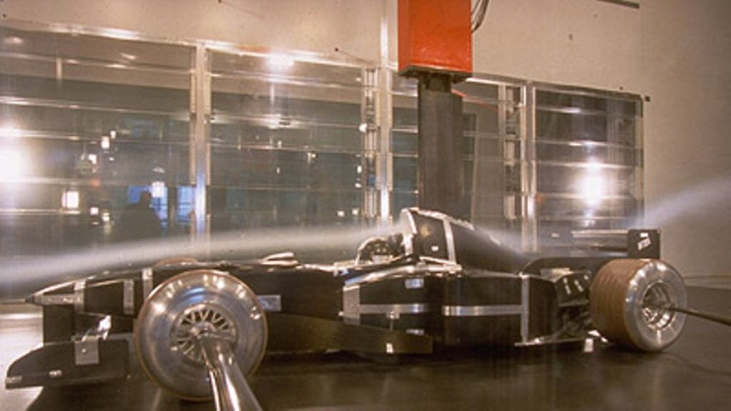 Tuulitunneli, kuva: Allsport UK /Allsport