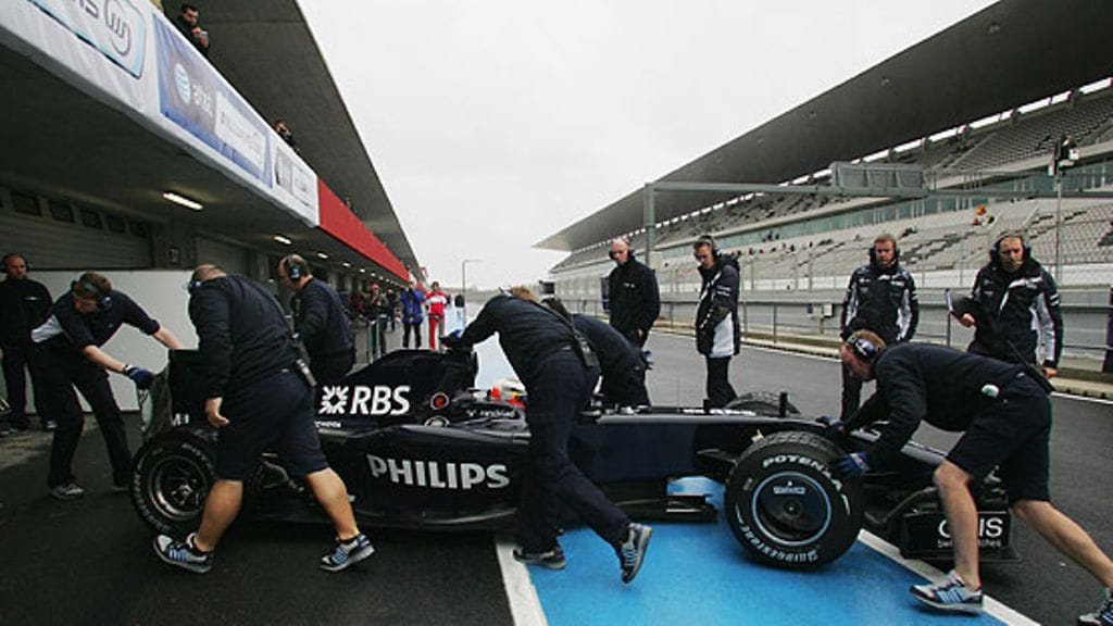 Nico Hülkenberg Williamsin ratissa, kuva: Ker Robertson/Getty Images