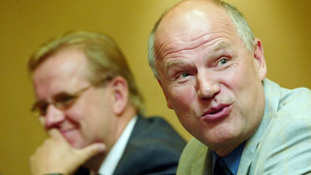 Entinen puolustaja Juha Rantasila on nyt Suomen jääkiekkoilijat ry:n kunniapuheenjohtaja.