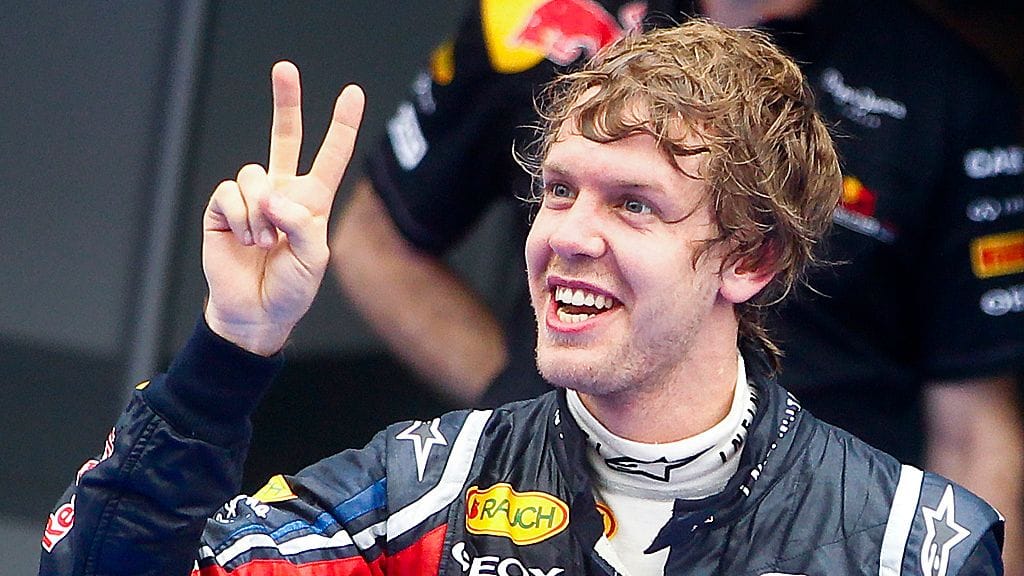 Sebastian Vettelin sormimerkkejä