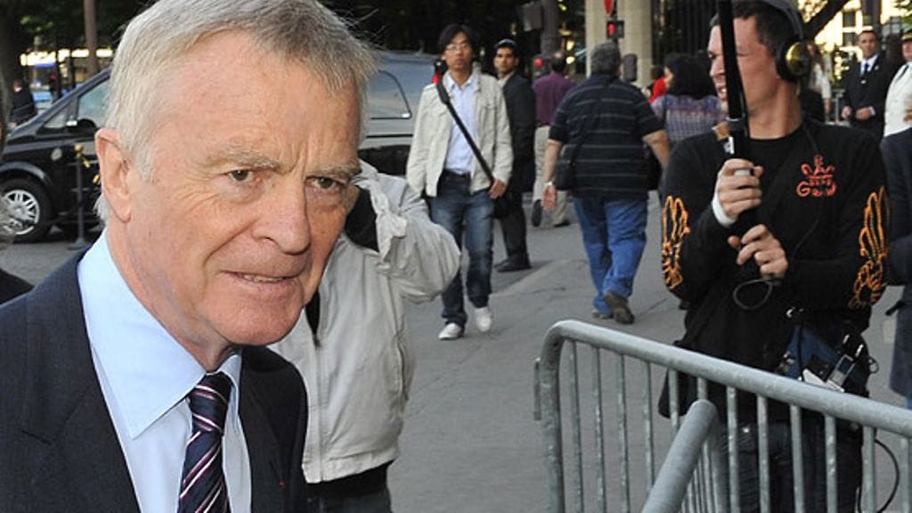 Max Mosley, kuva: EPA/STEPHANE REIX