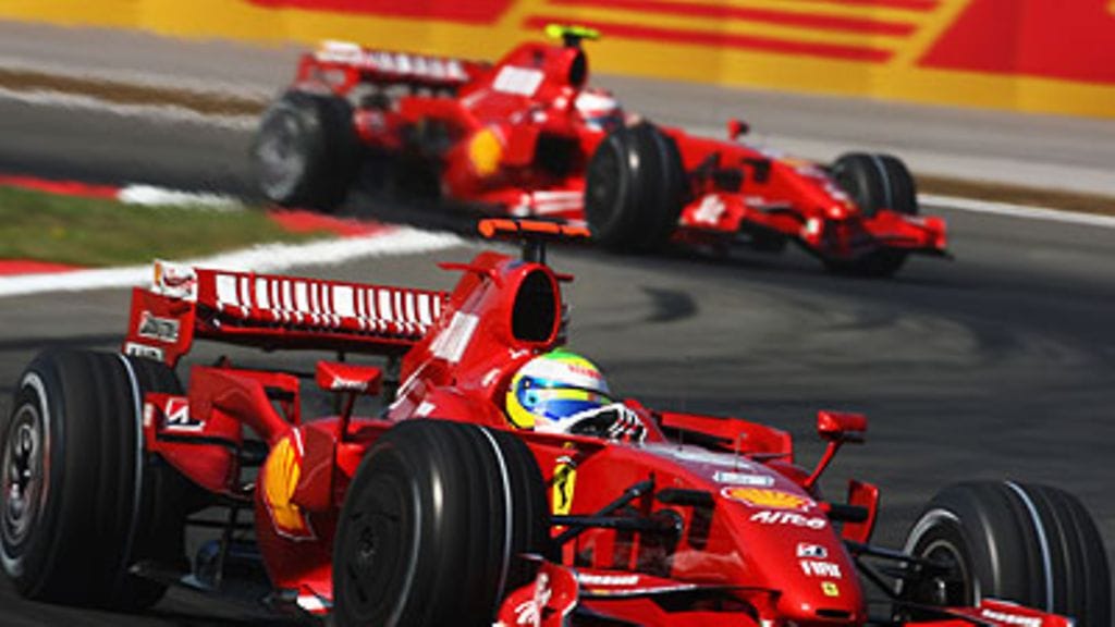 Felipe Massa ja Kimi Räikkönen, kuva: Clive Rose