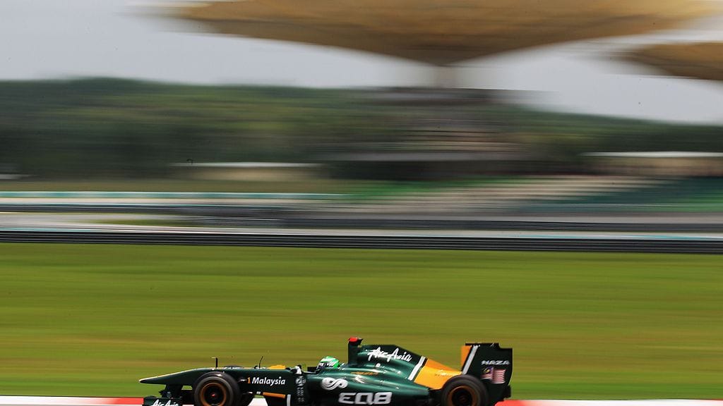 Heikki Kovalainen Sepangin radalla.