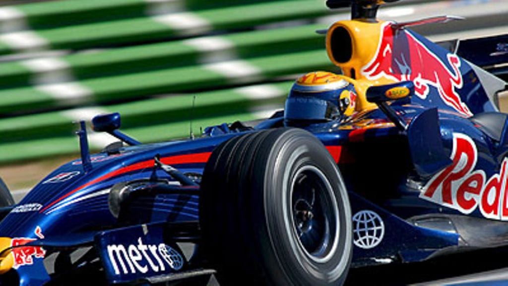 Sebastien Buemi vauhdissa Jerezissä. Kuva: Jaro Munoz/EPA.