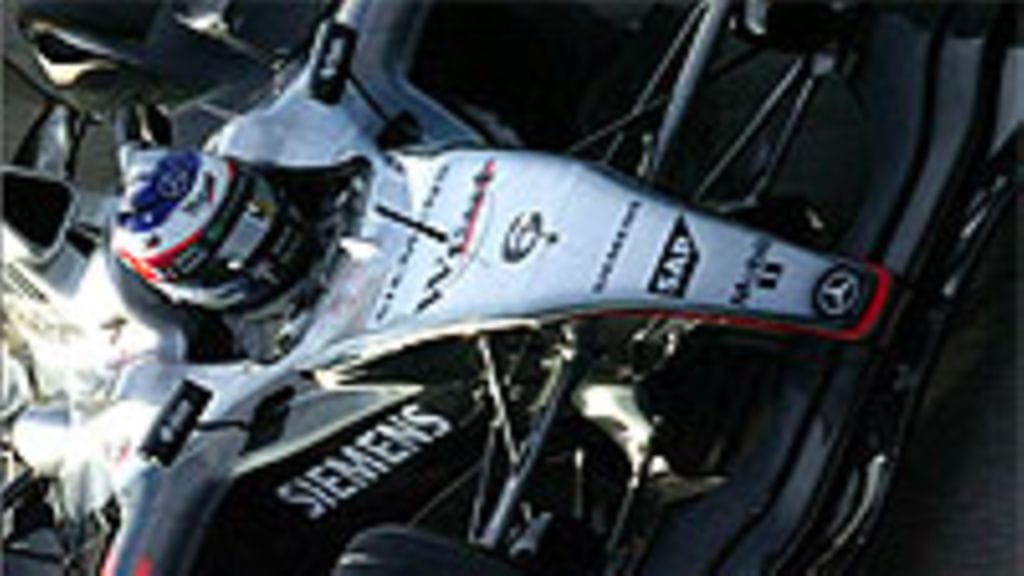 MP4-19, Räikkönen ratissa