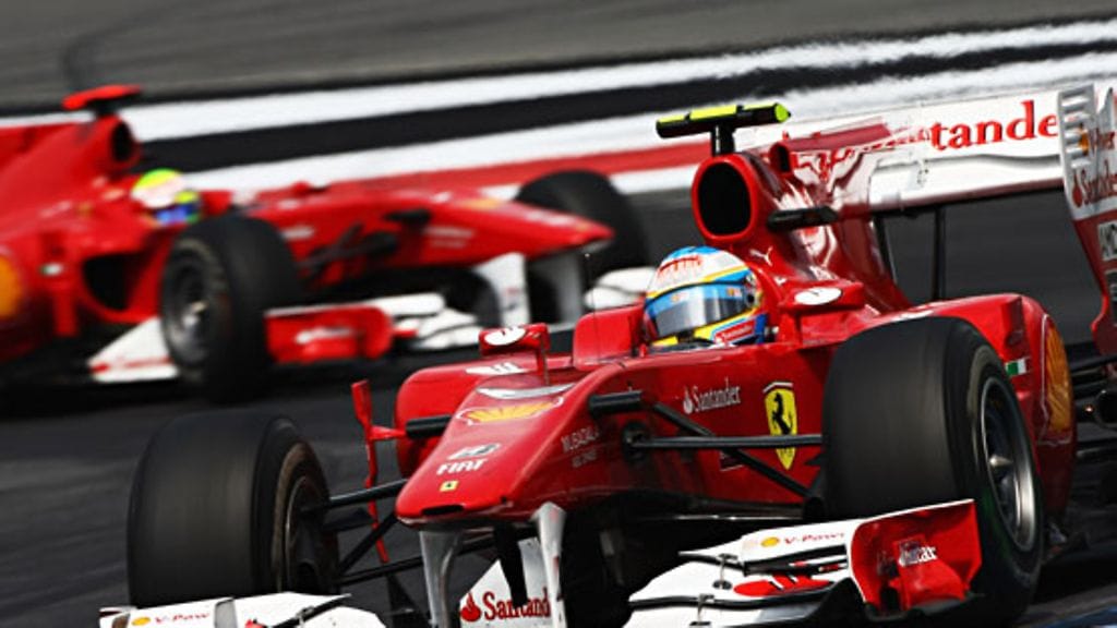 Felipe Massa & Fernando Alonso, Photo: Andrew Hone/Getty Images Sport