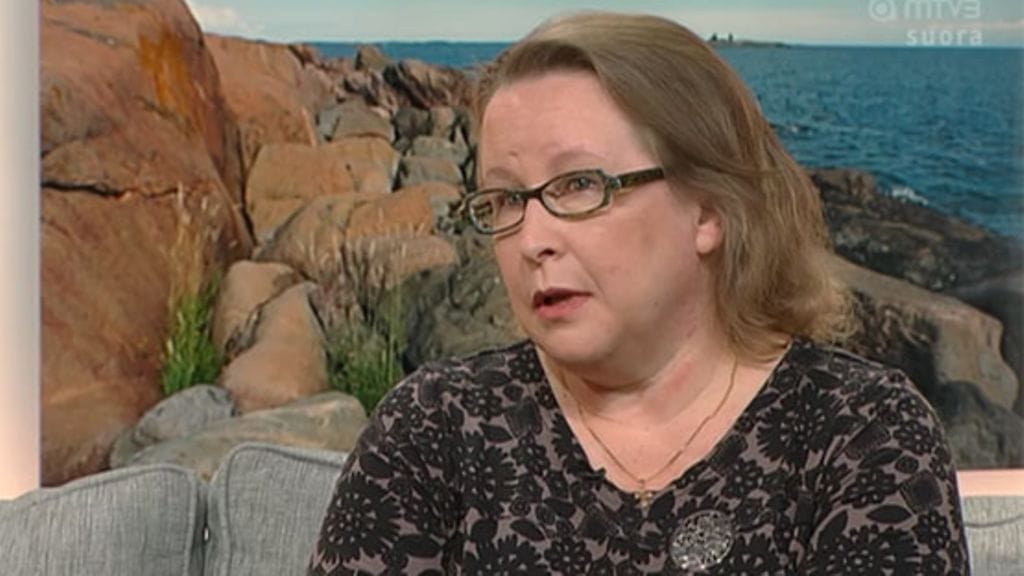 Studio55.fi-lähetyksen vieras Maria Ihonen.