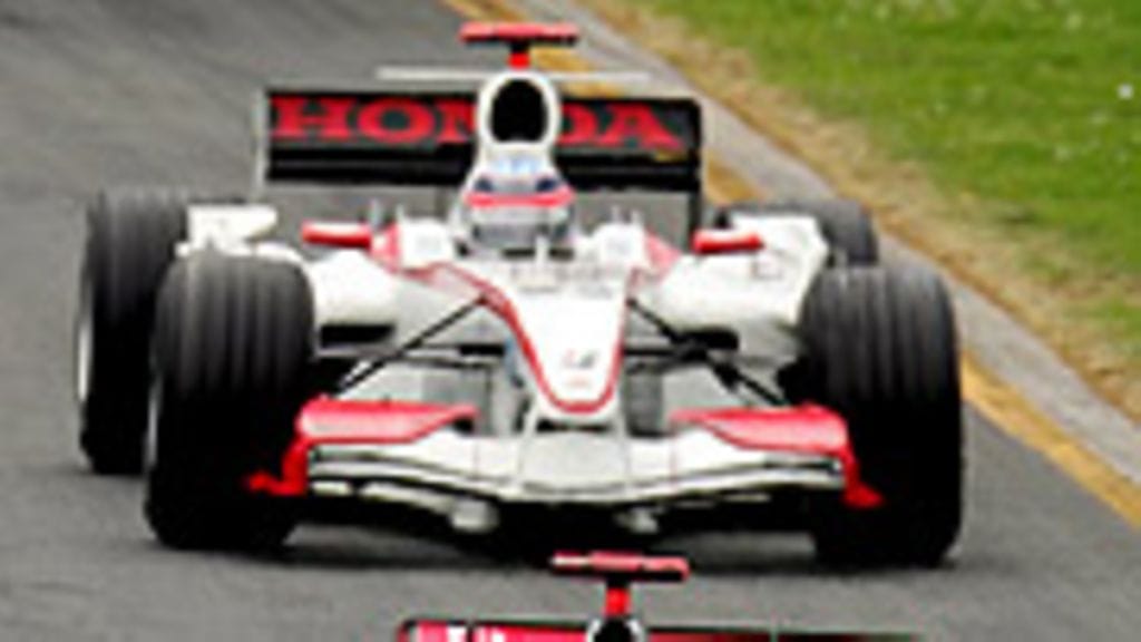 Kimi Räikkönen ja Takuma Sato (Kuva: Robert Cianflone/Getty Images)