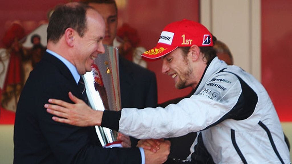 Albert II ja Jenson Button, kuva: Mark Thompson/Getty Images