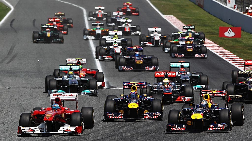 Alonso ampaisi kärkeen Espanjan GP:n startissa