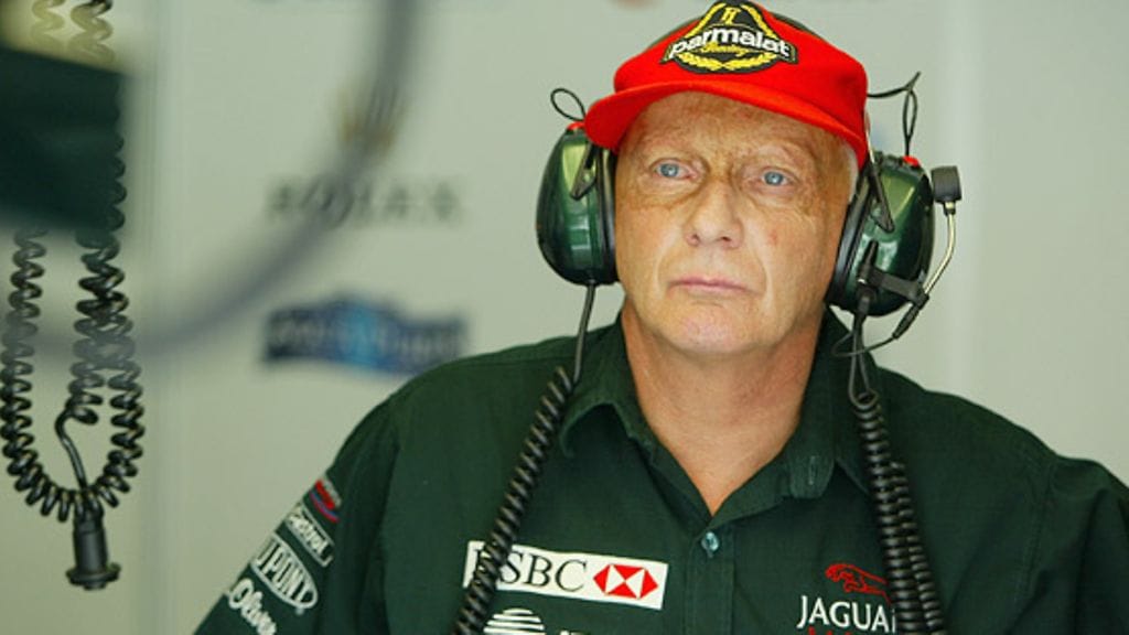Niki Lauda, Jaguarin tallipäällikkö, 2002.