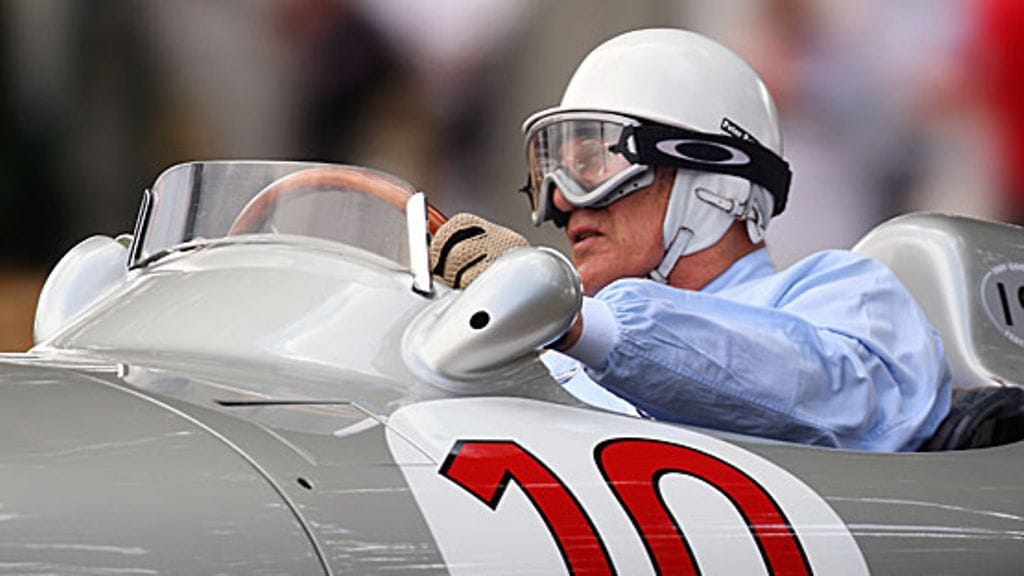 Stirling Moss vuoden 2009 Festival of Speedillä. Kuva: Mark Thompson/GETTY.