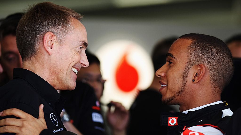 Martin Whitmarsh ja Lewis Hamilton