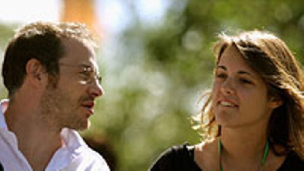 Jacques Villeneuve ja Johanna Martinez, kuva: Clive Rose