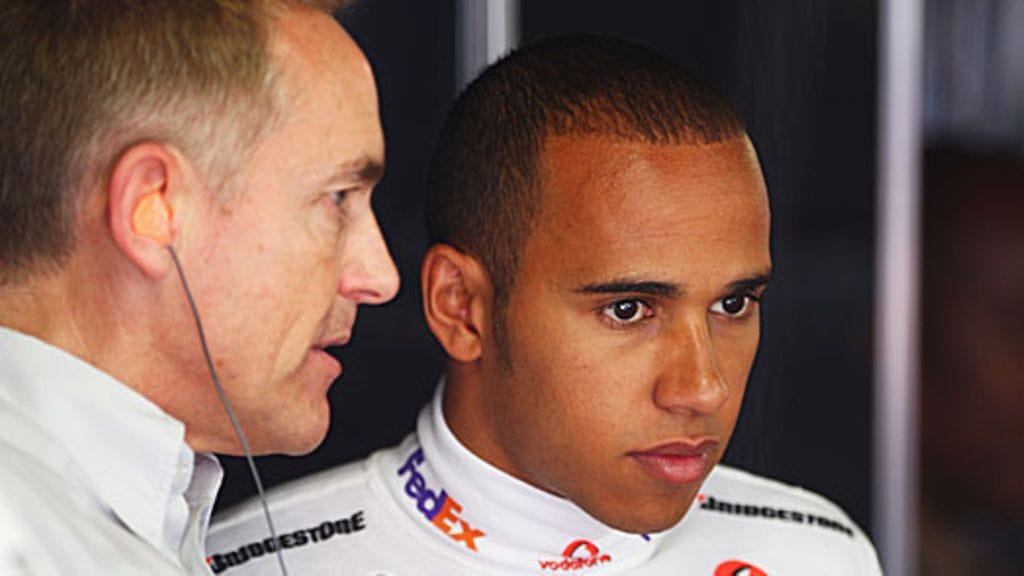 Martin Whitmarsh ja Lewis Hamilton, kuva: Clive Mason/Getty Images