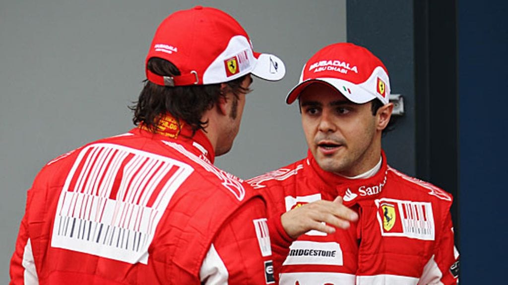 Fernando Alonso ja Felipe Massa, kuva: Mark Thompson/Getty Images